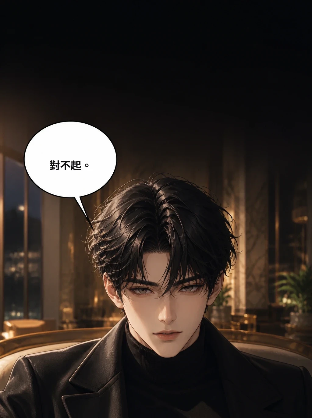 對不起。
