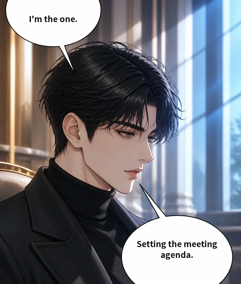 I'm the one. Setting the meeting agenda.