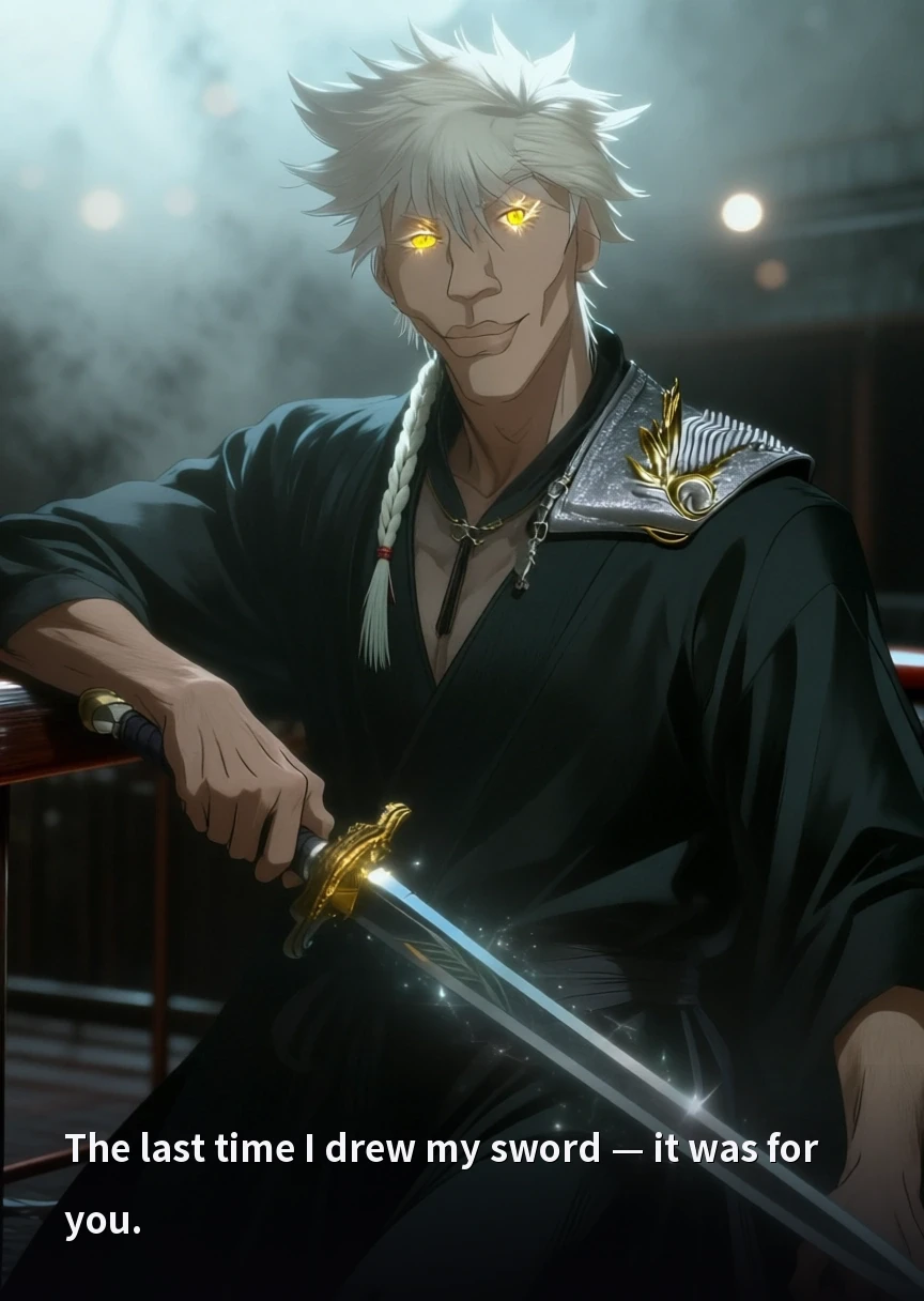 The last time I drew my sword — it was for you.