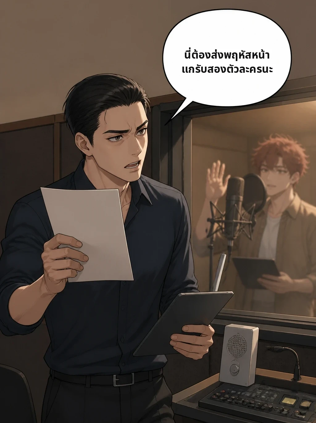นี่ต้องส่งพฤหัสหน้า แกรับสองตัวละครนะ