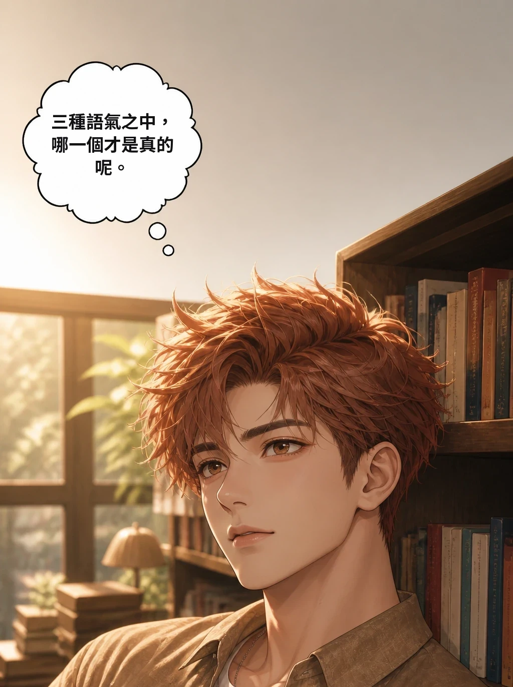 三種語氣之中，哪一個才是真的呢。