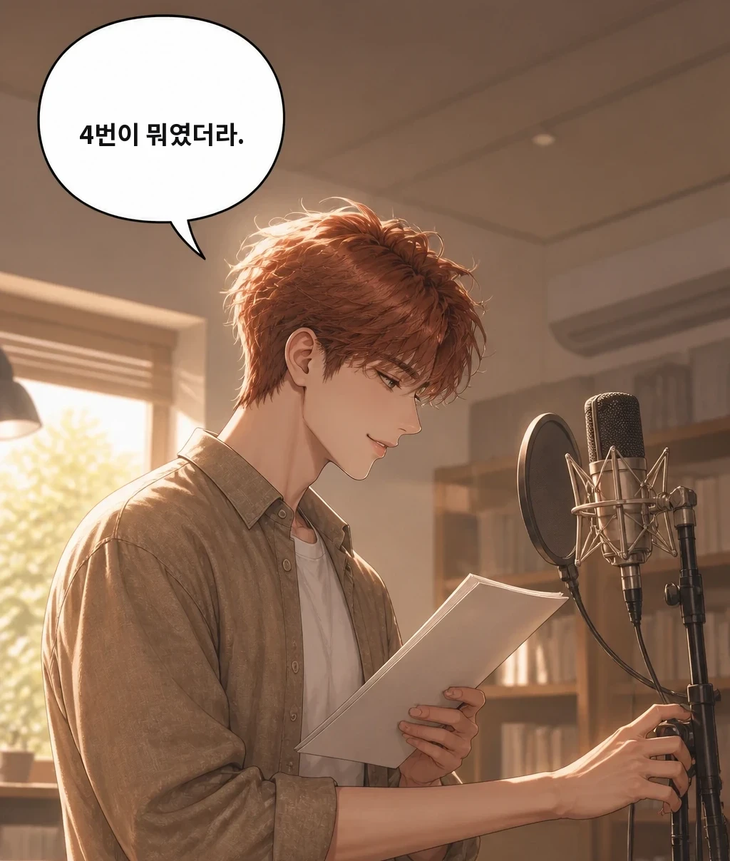 아까 4번 톤, 한 번만 다시. 4번이 뭐였더라.