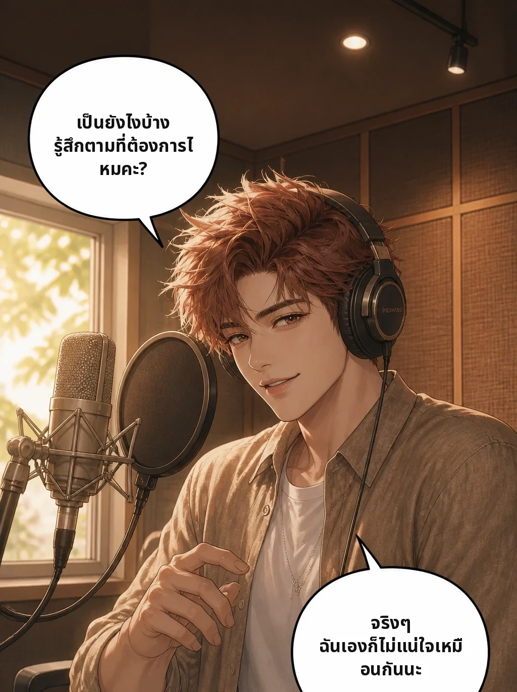 เป็นยังไงบ้าง รู้สึกตามที่ต้องการไหมคะ? จริงๆ ฉันเองก็ไม่แน่ใจเหมือนกันนะ
