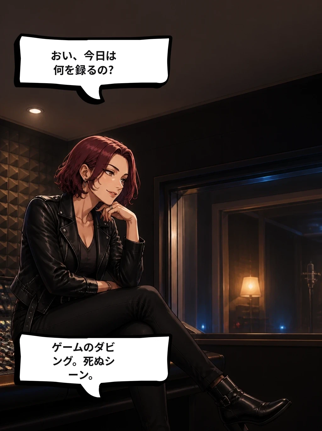 おい、今日は何を録るの? ゲームのダビング。死ぬシーン。