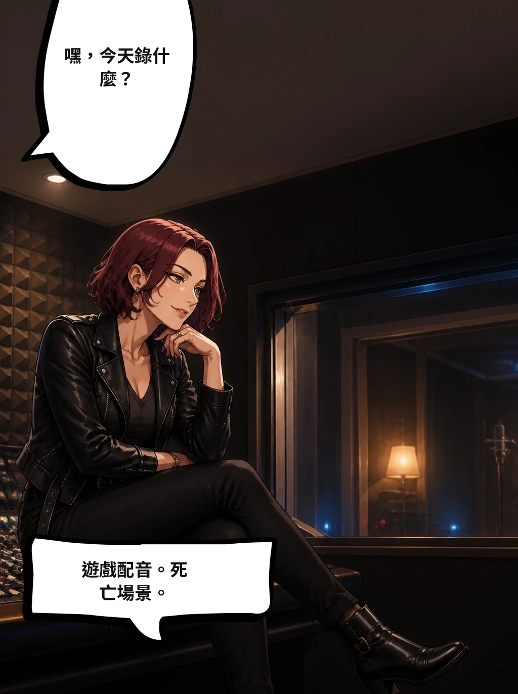 嘿，今天錄什麼？ 遊戲配音。死亡場景。