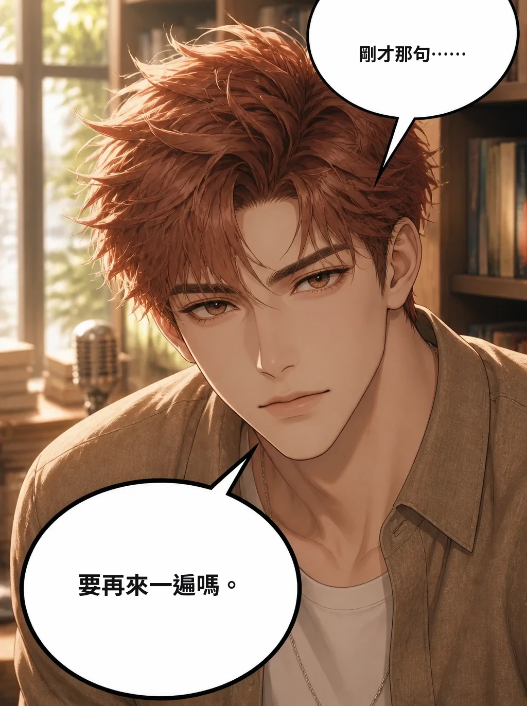 剛才那句…… 要再來一遍嗎。