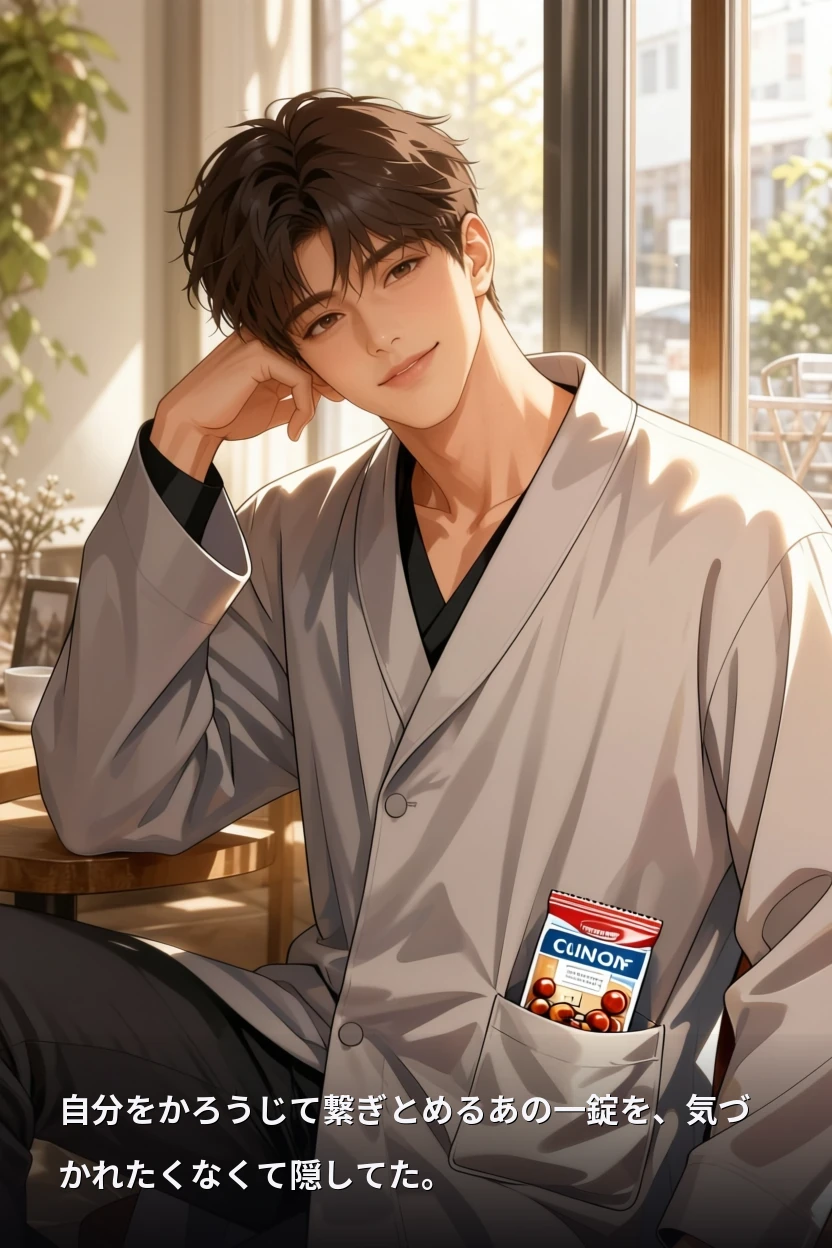 自分をかろうじて繋ぎとめるあの一錠を、気づかれたくなくて隠してた。