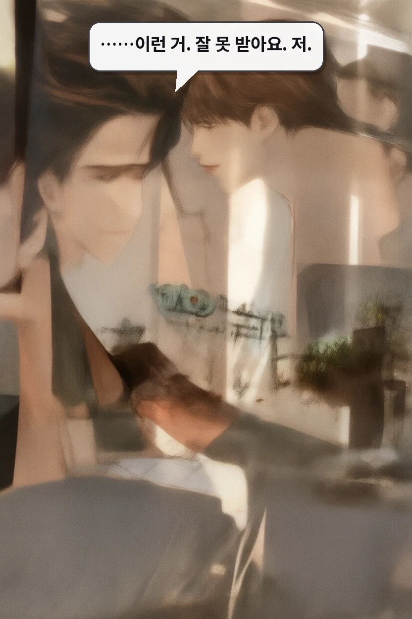 ……이런 거. 잘 못 받아요. 저.