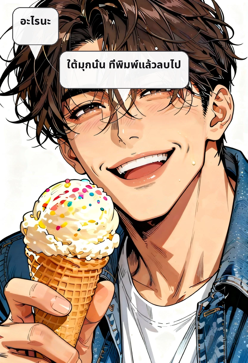 อะไรนะ ใต้มุกนั่น ที่พิมพ์แล้วลบไป
