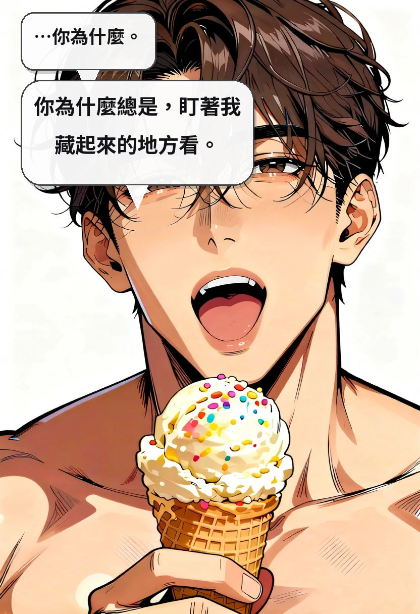 …你為什麼。 你為什麼總是，盯著我藏起來的地方看。