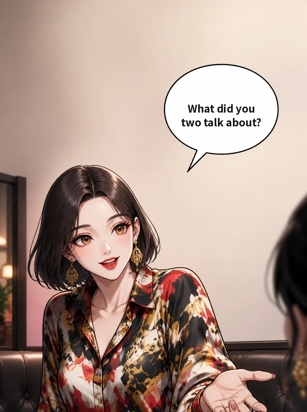 What did you two talk about?