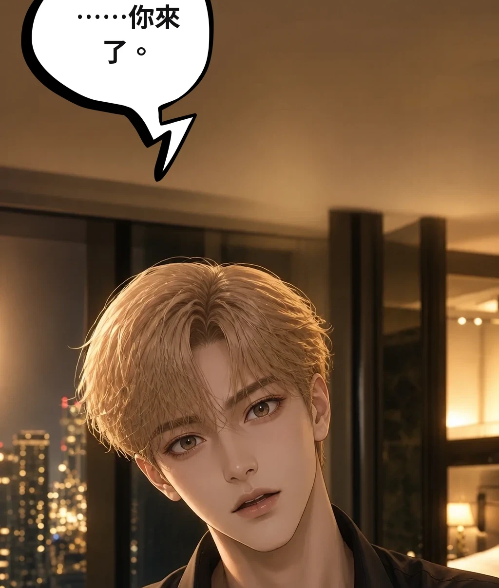……你來了。
