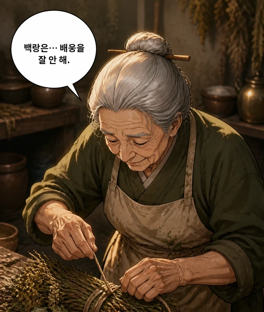 백랑은… 배웅을 잘 안 해.