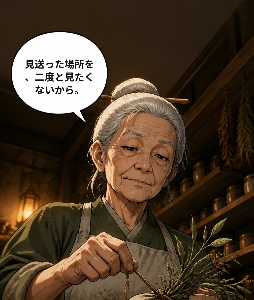 見送った場所を、二度と見たくないから。