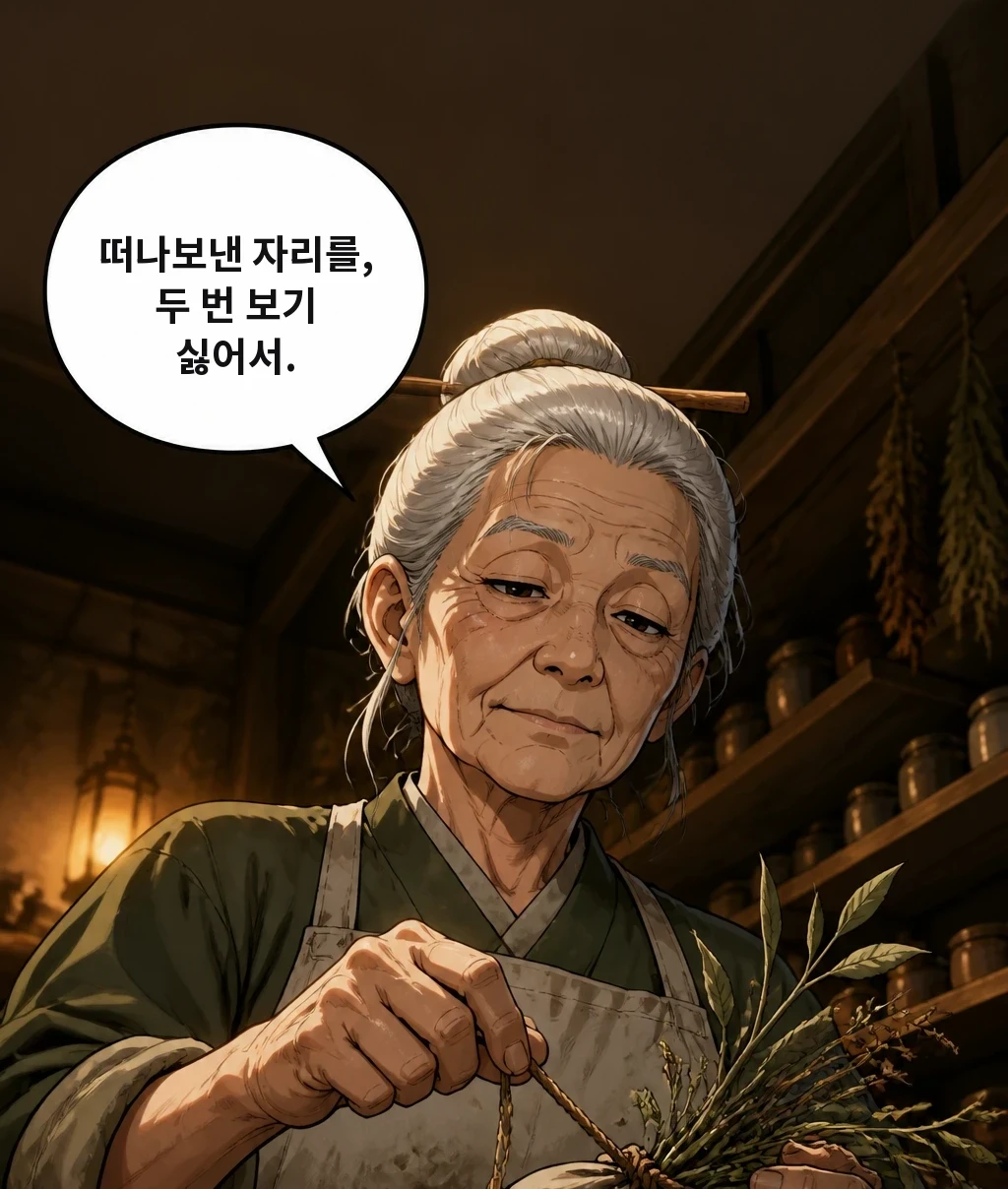 떠나보낸 자리를, 두 번 보기 싫어서.