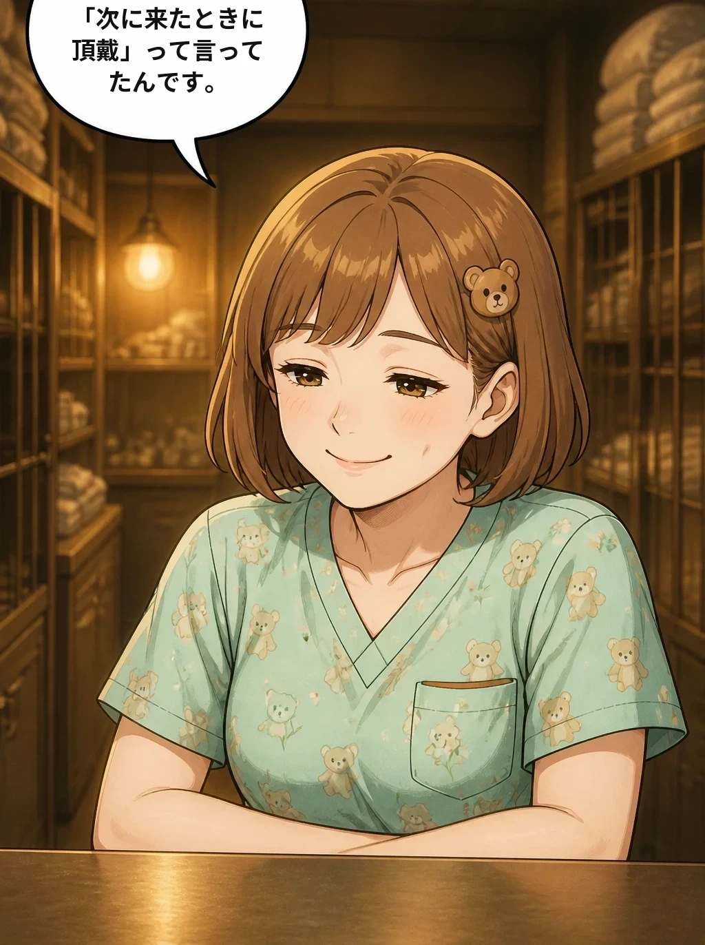 「次に来たときに頂戴」って言ってたんです。