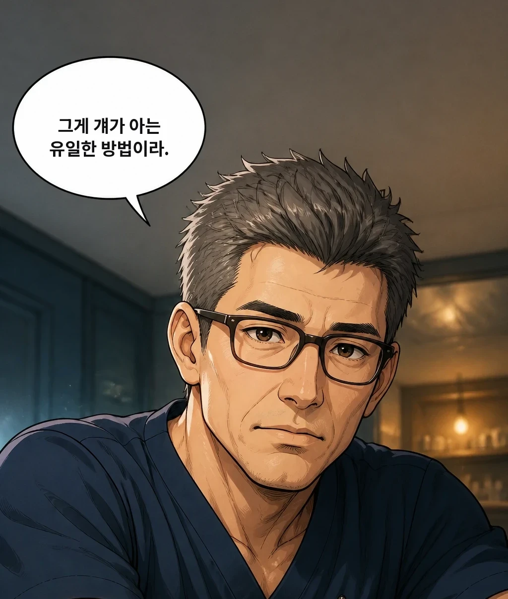 그게 걔가 아는 유일한 방법이라.
