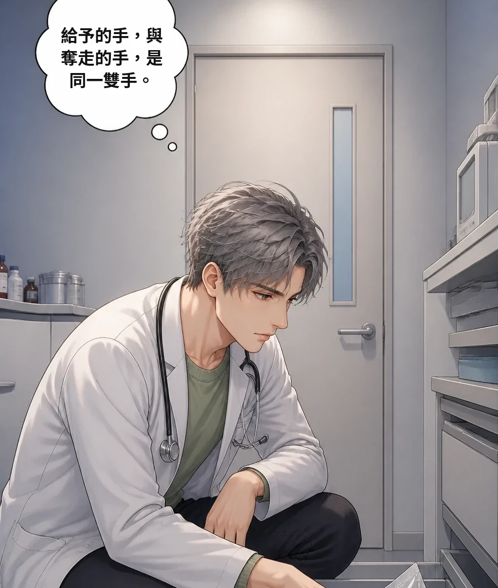 給予的手，與奪走的手，是同一雙手。