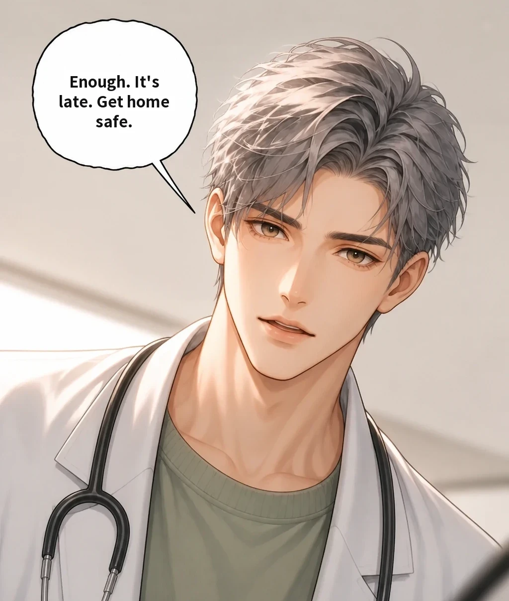 Enough. It's late. Get home safe.