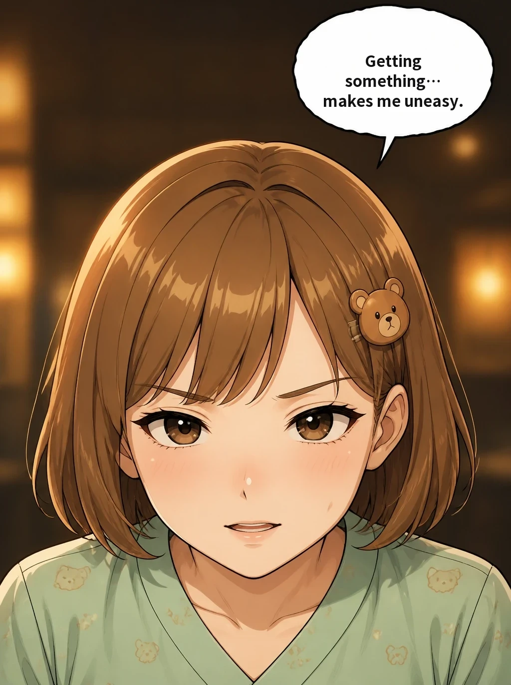 Getting something… makes me uneasy.