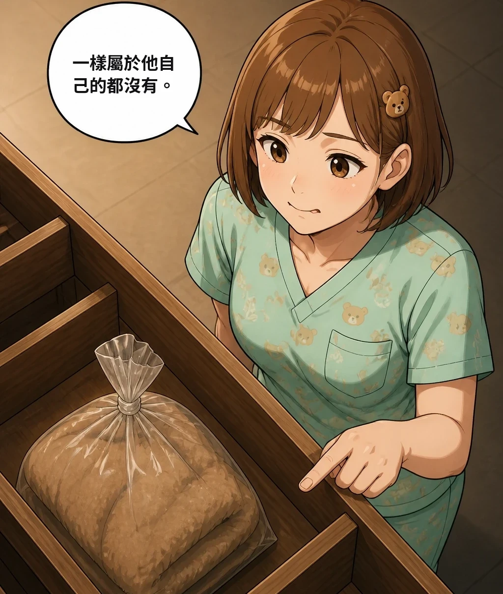 一樣屬於他自己的都沒有。