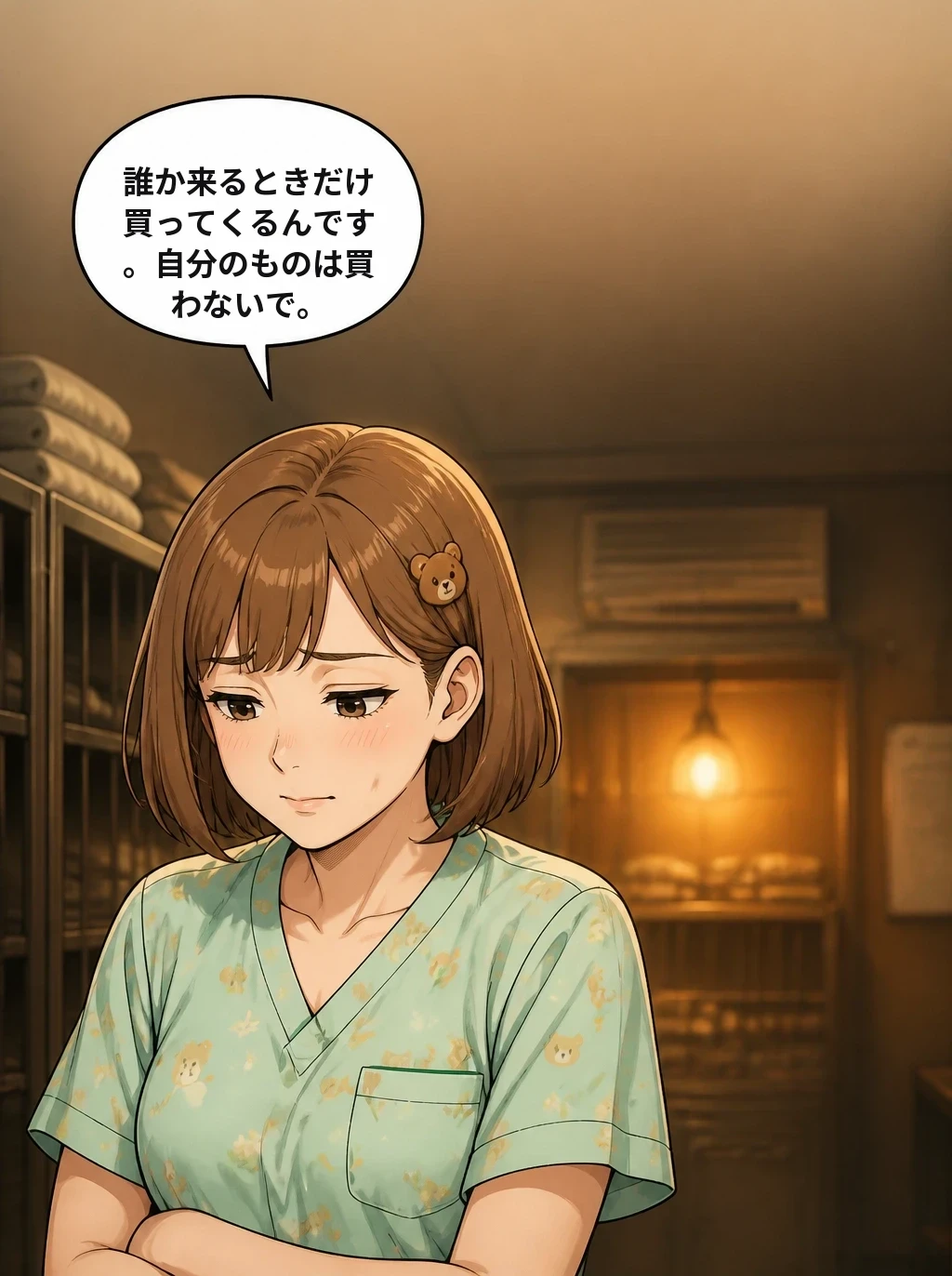 誰か来るときだけ買ってくるんです。自分のものは買わないで。