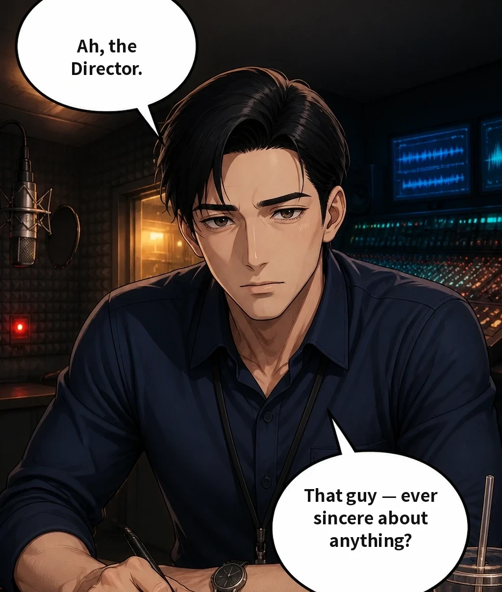 Ah, the Director. That guy — ever sincere about anything?