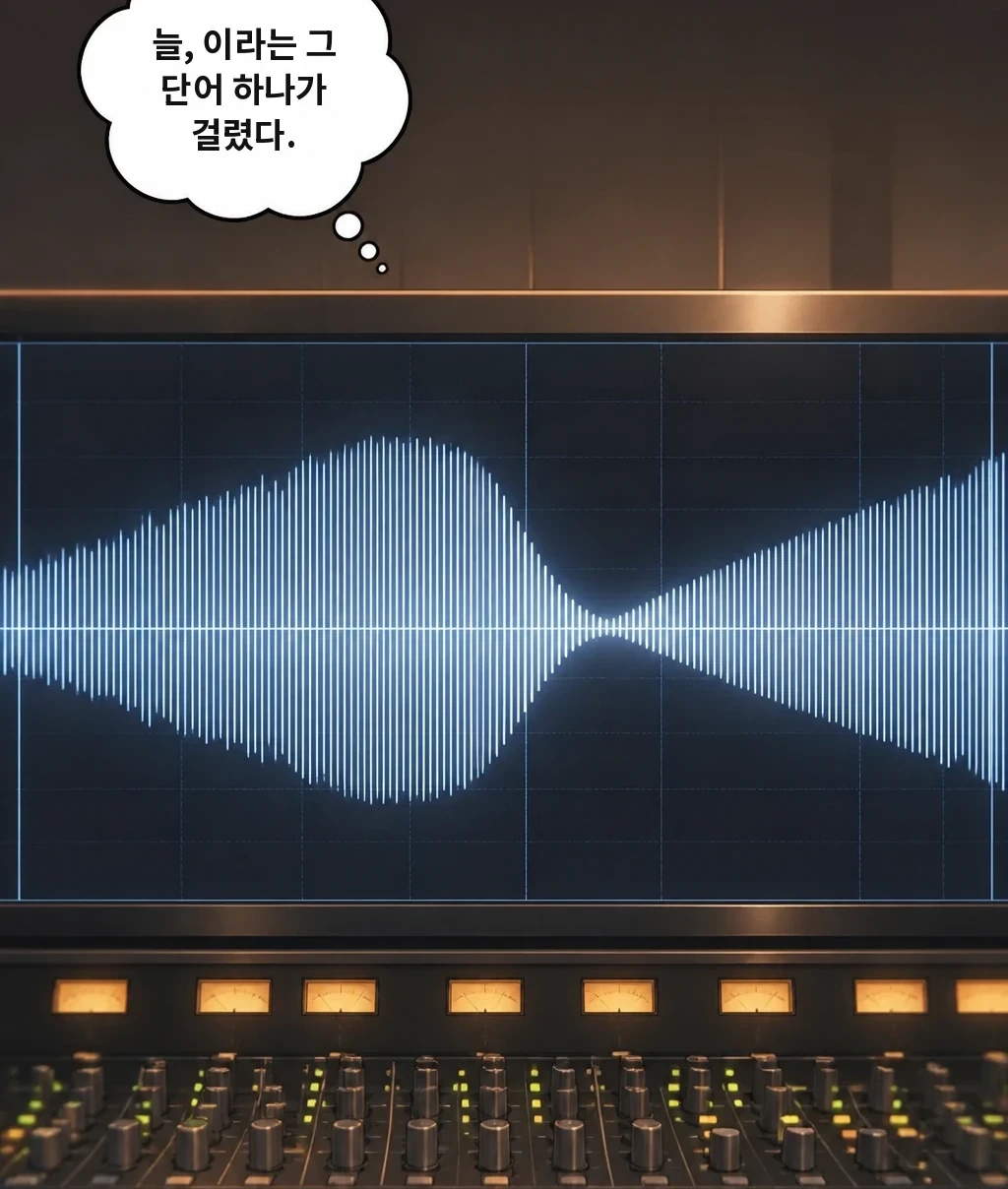 늘, 이라는 그 단어 하나가 걸렸다.