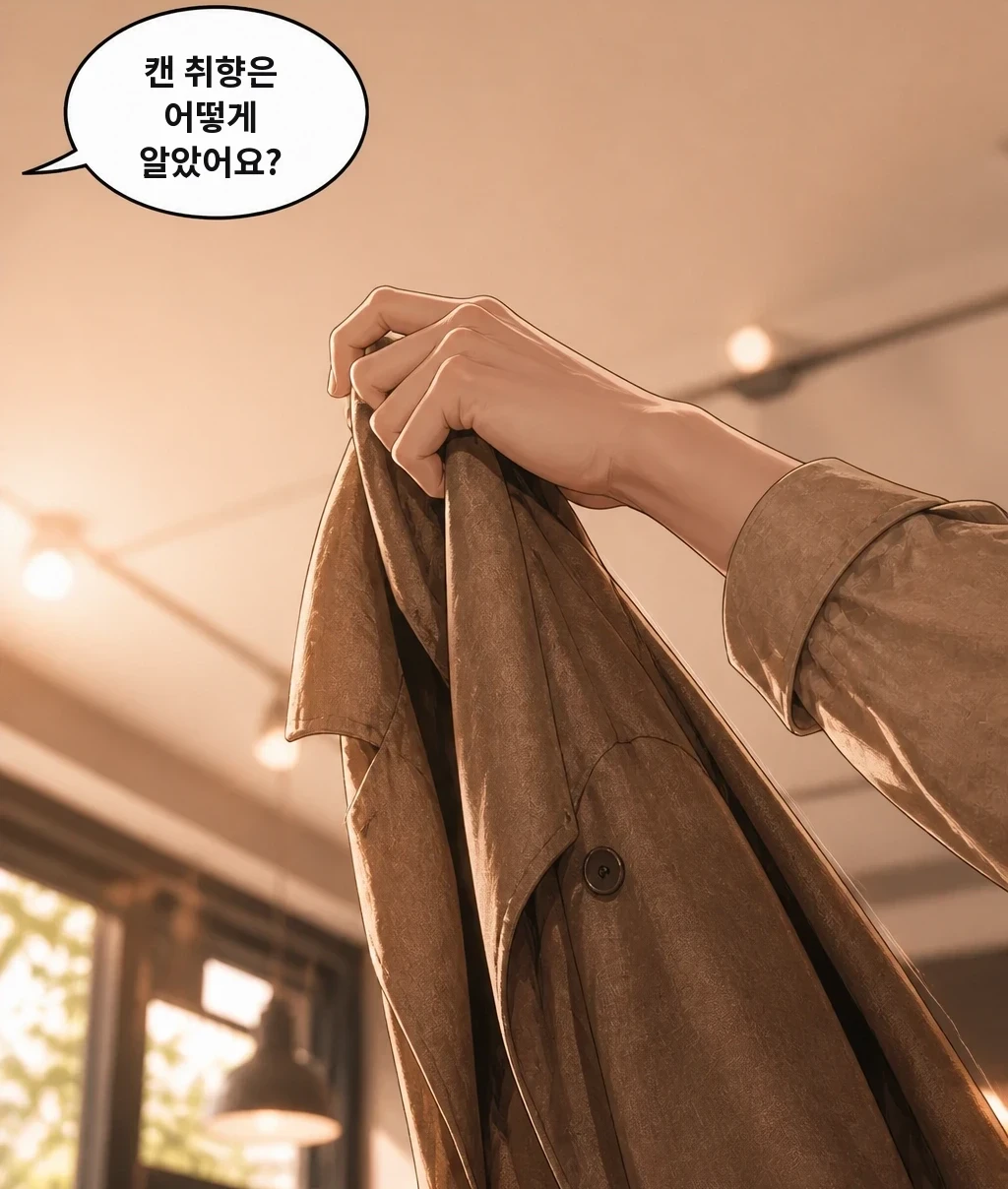 캔 취향은 어떻게 알았어요?