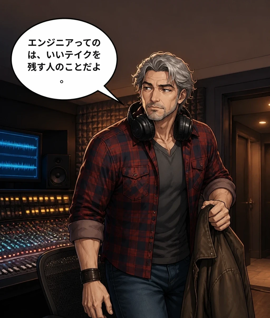 エンジニアってのは、いいテイクを残す人のことだよ。