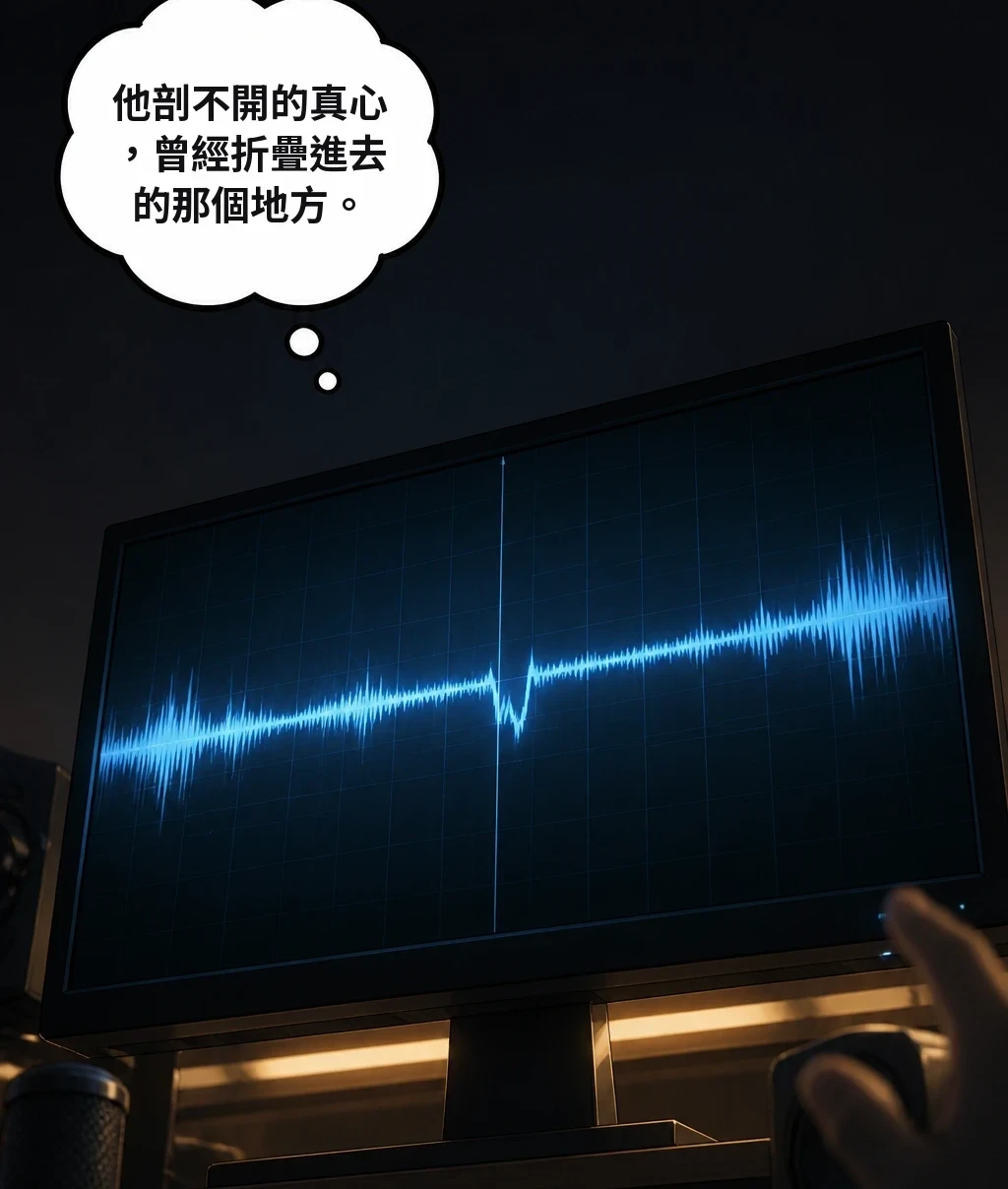 他剖不開的真心，曾經折疊進去的那個地方。