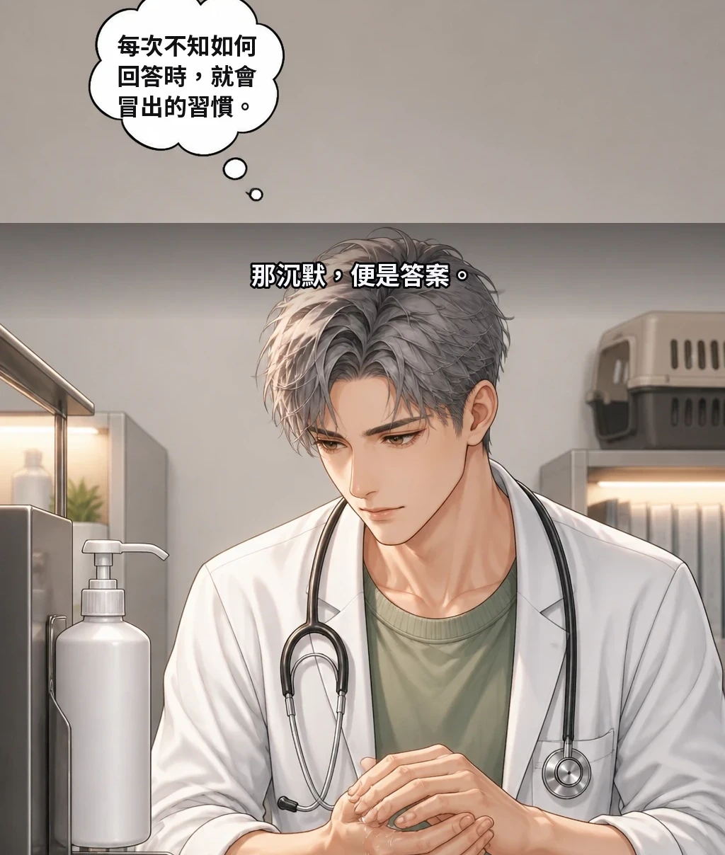 那沉默，便是答案。 每次不知如何回答時，就會冒出的習慣。