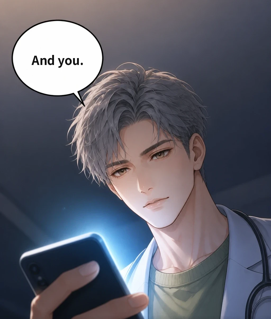 And you. Again — it stopped right there.