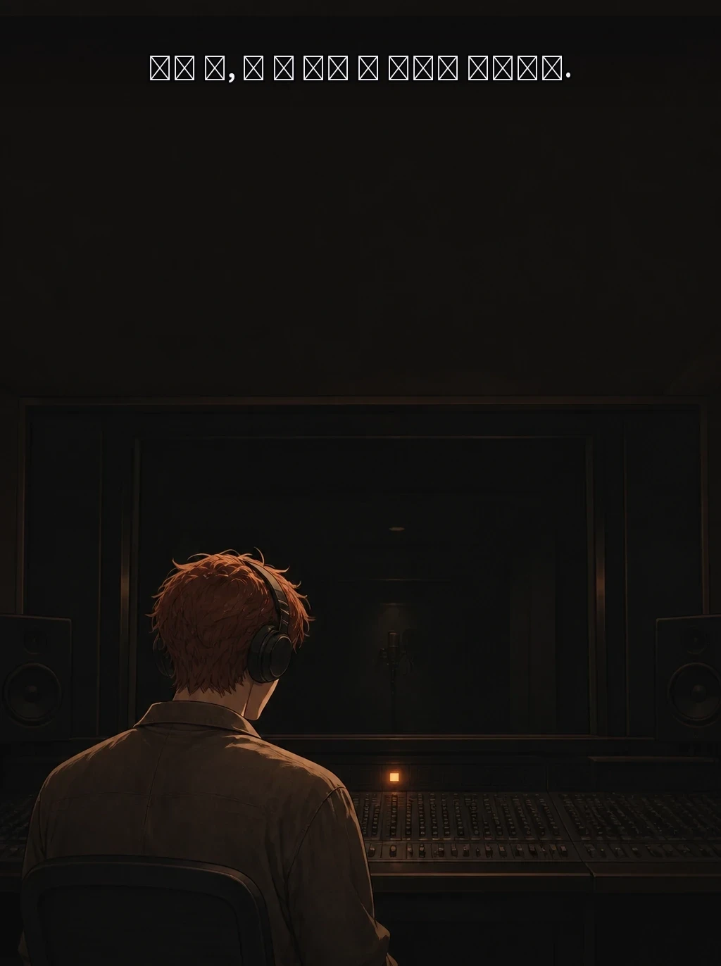 그날 밤, 그 한 음을 몇 번이고 되감았다.