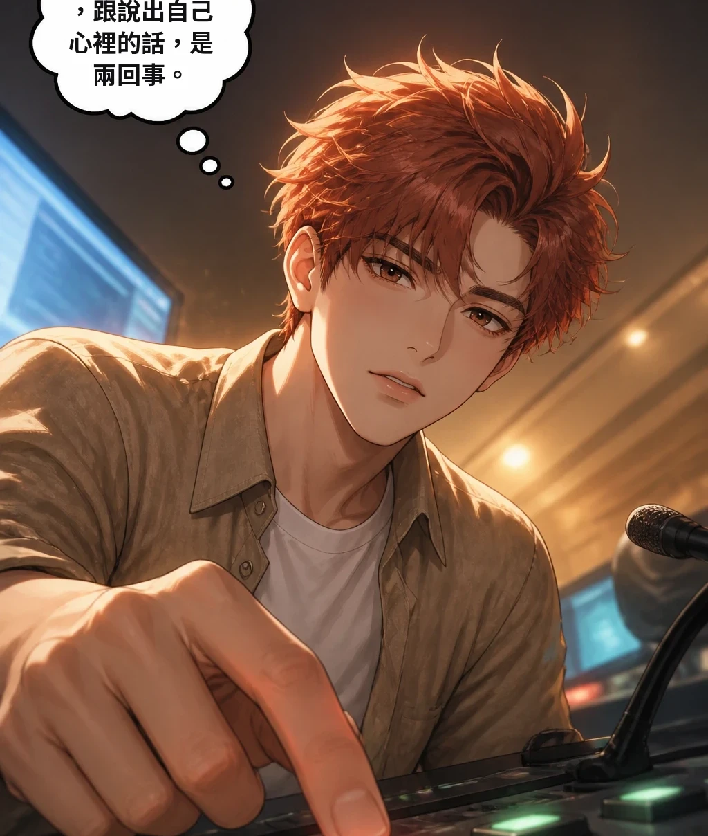 轉達導演的話，跟說出自己心裡的話，是兩回事。
