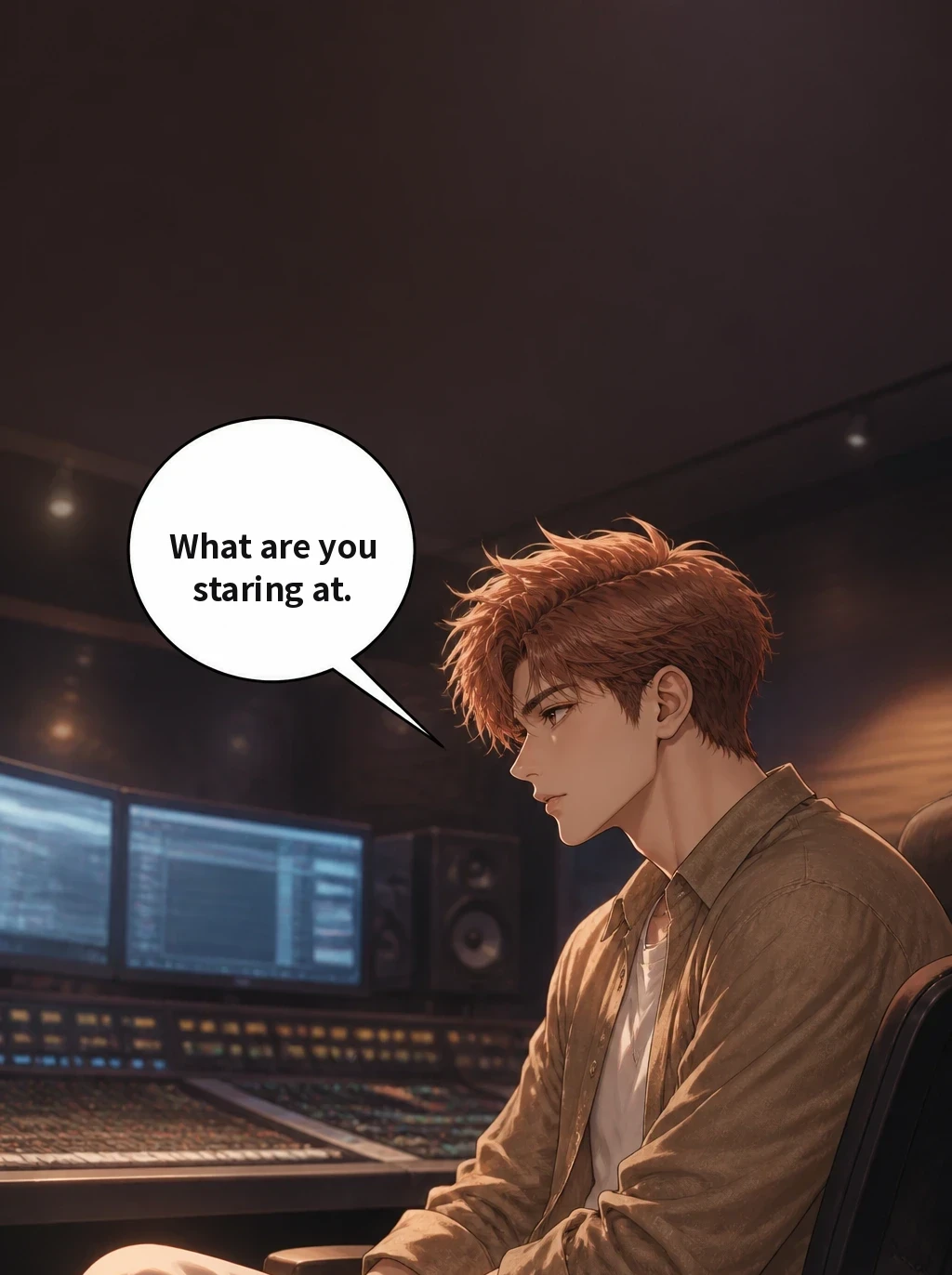 What are you staring at.