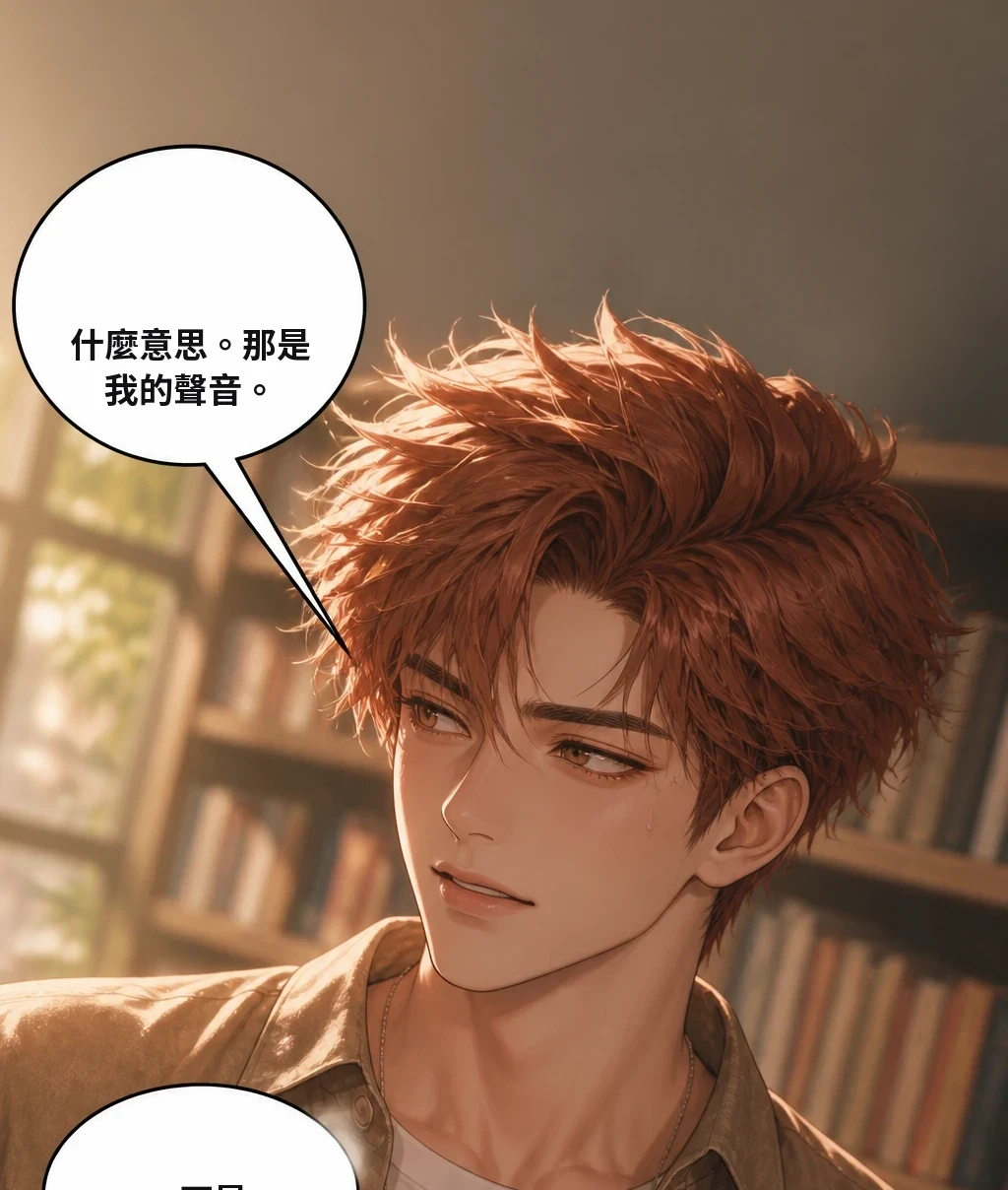 什麼意思。那是我的聲音。 不是。