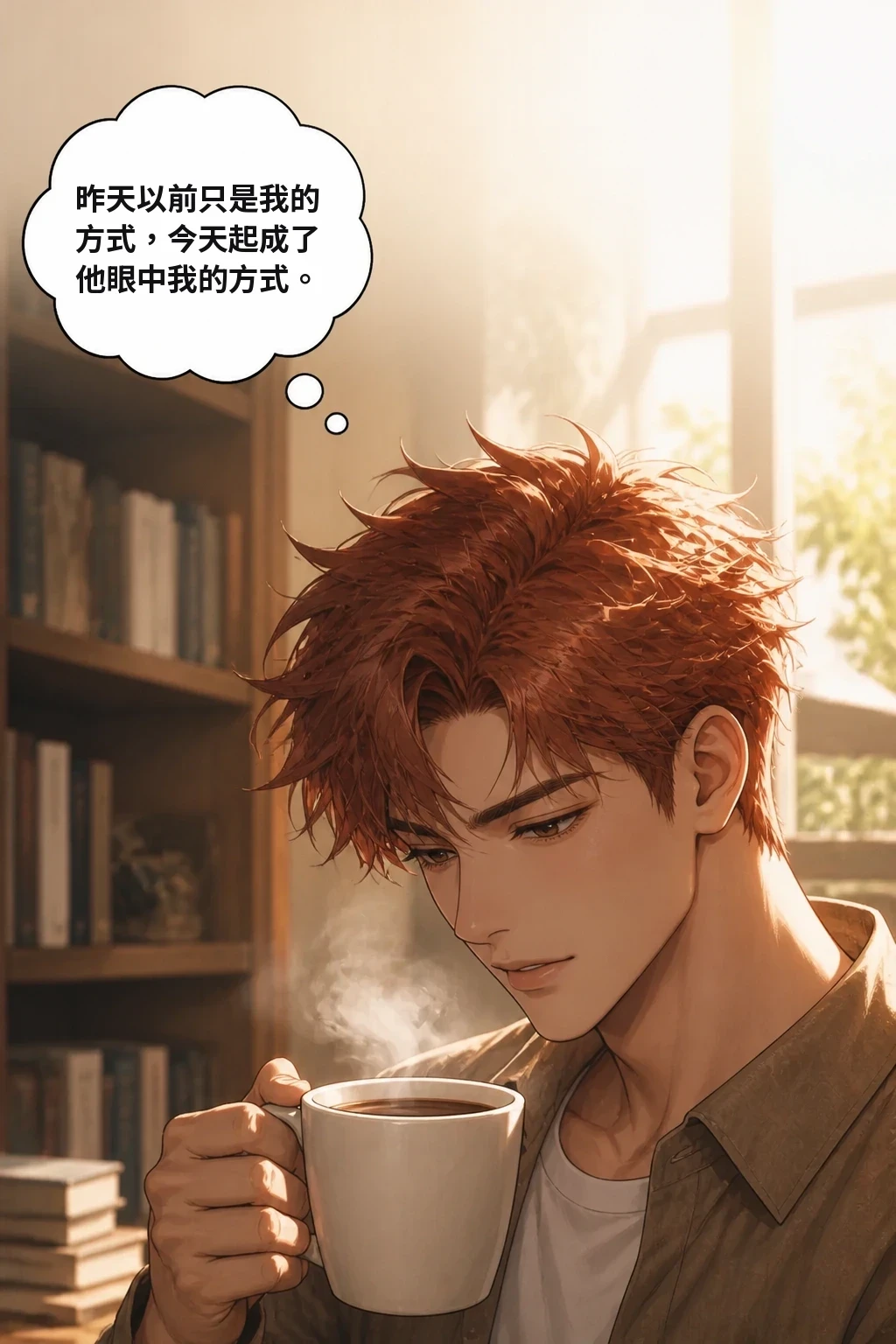 昨天以前只是我的方式，今天起成了他眼中我的方式。