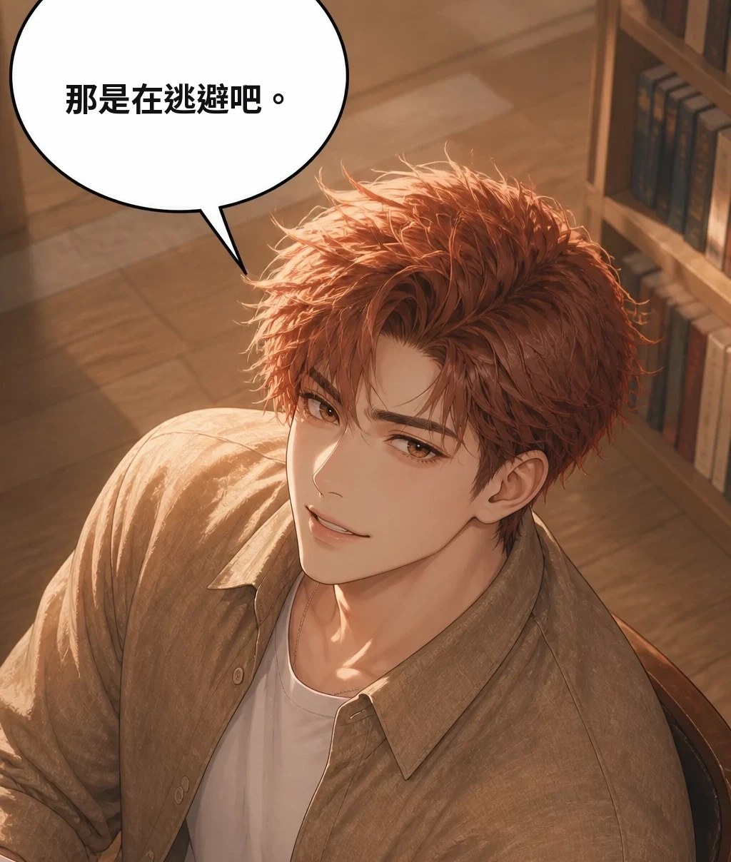 那是在逃避吧。