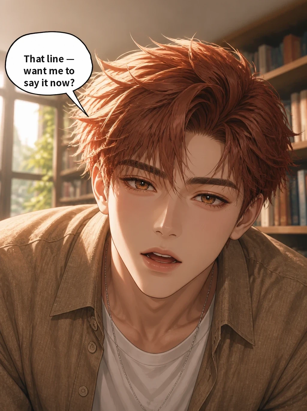 That line — want me to say it now?
