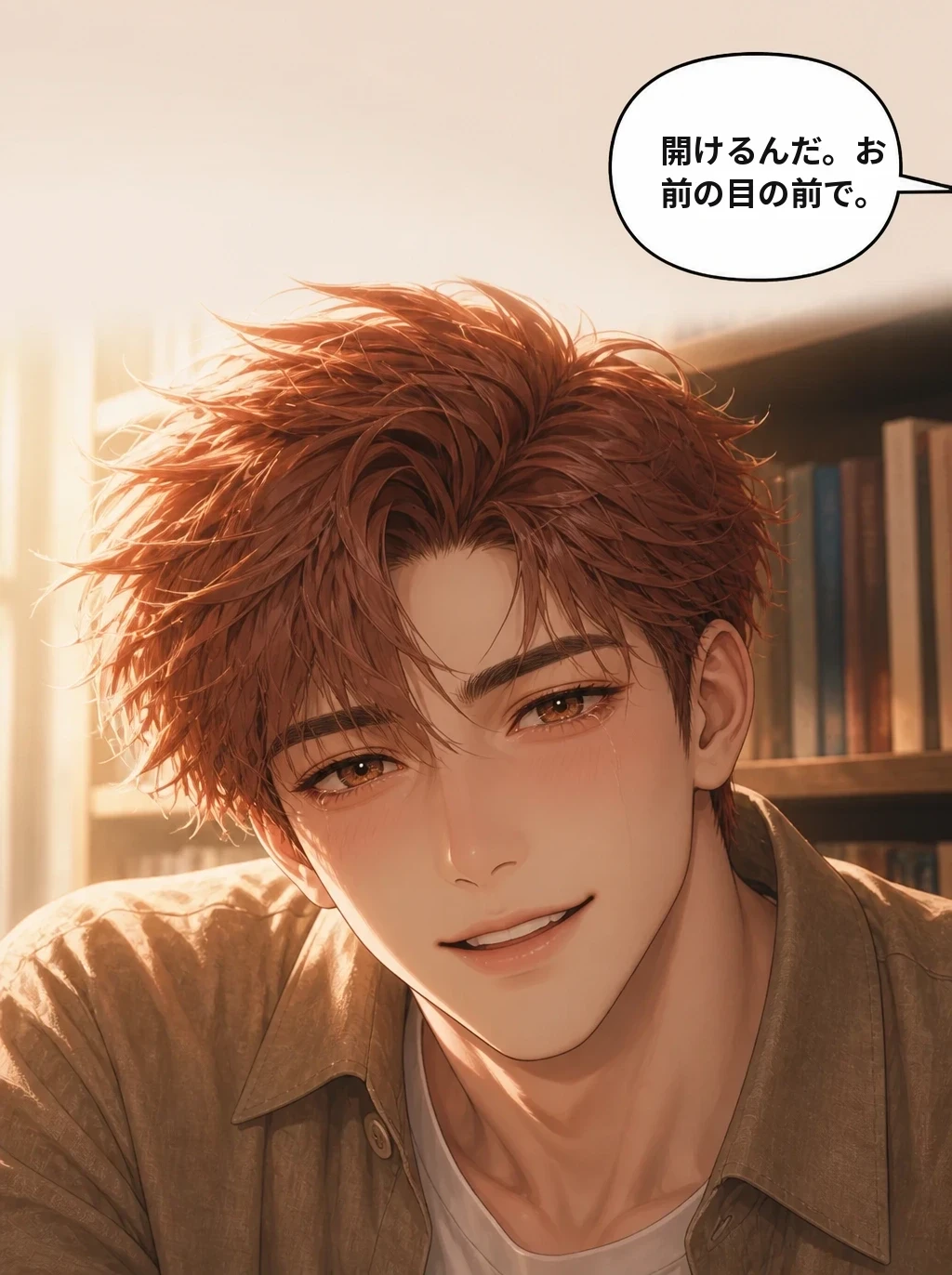 開けるんだ。お前の目の前で。