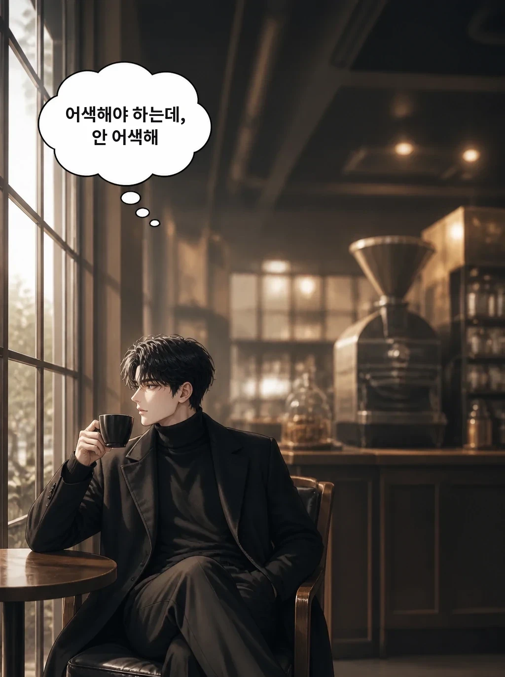 어색해야 하는데, 안 어색해