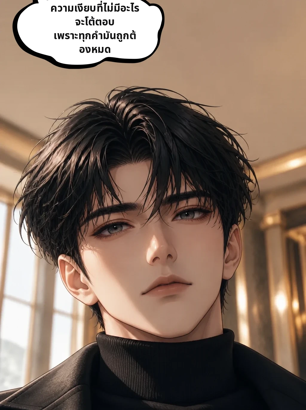 ความเงียบที่ไม่มีอะไรจะโต้ตอบ เพราะทุกคำมันถูกต้องหมด