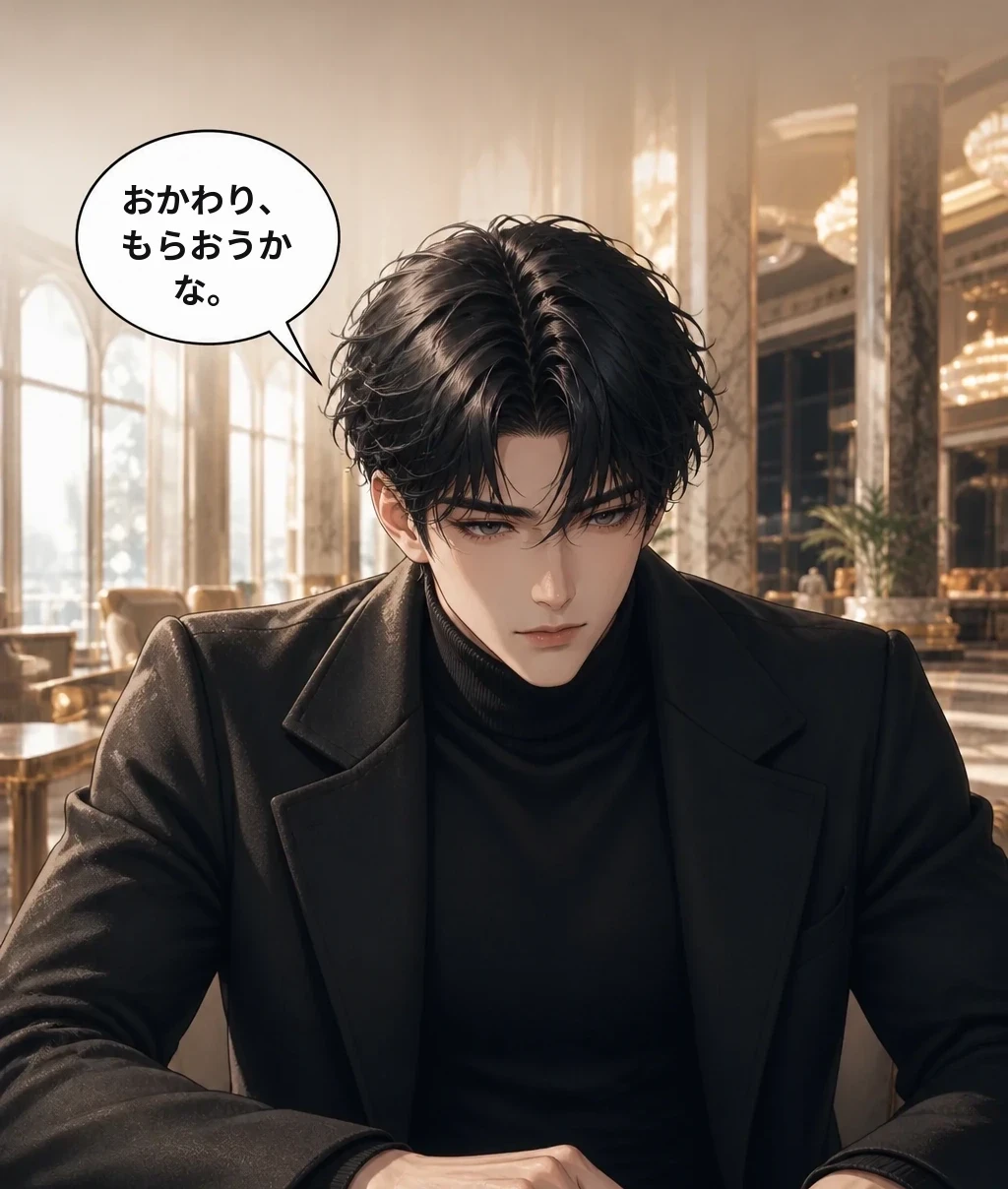 おかわり、もらおうかな。