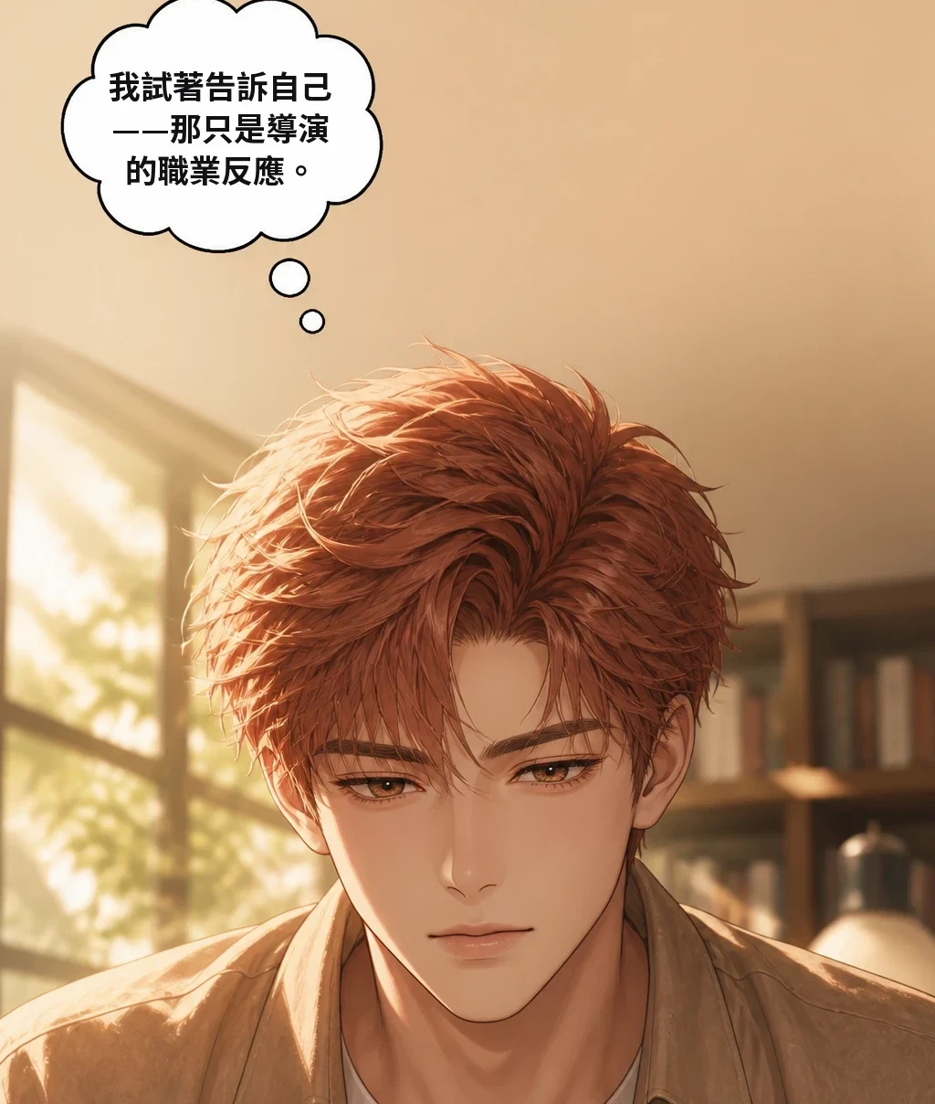 我試著告訴自己——那只是導演的職業反應。