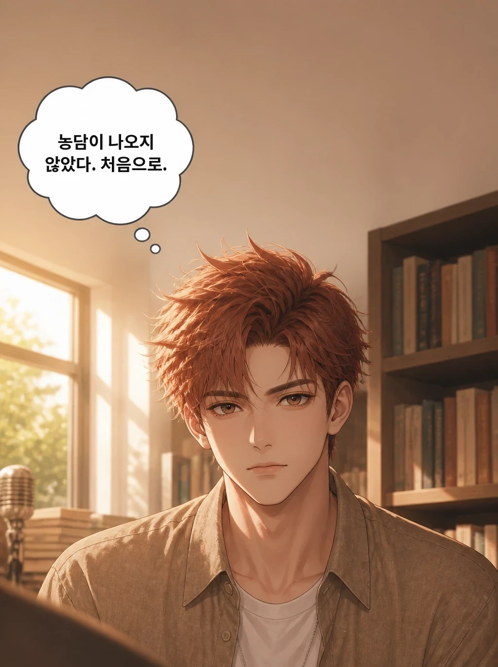 농담이 나오지 않았다. 처음으로.