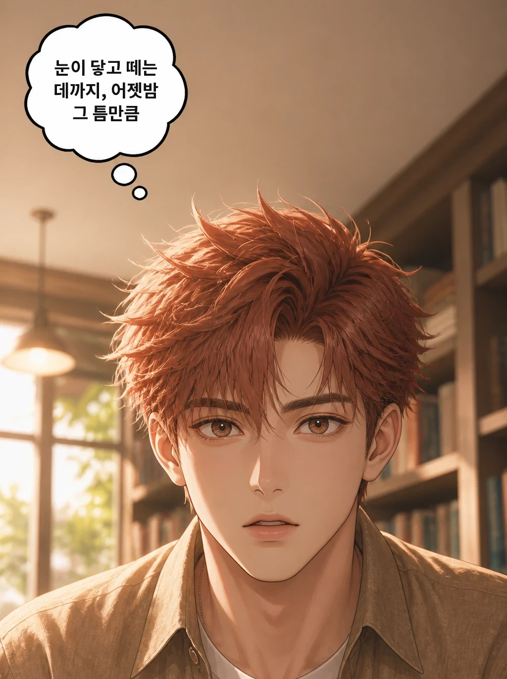 눈이 닿고 떼는 데까지, 어젯밤 그 틈만큼