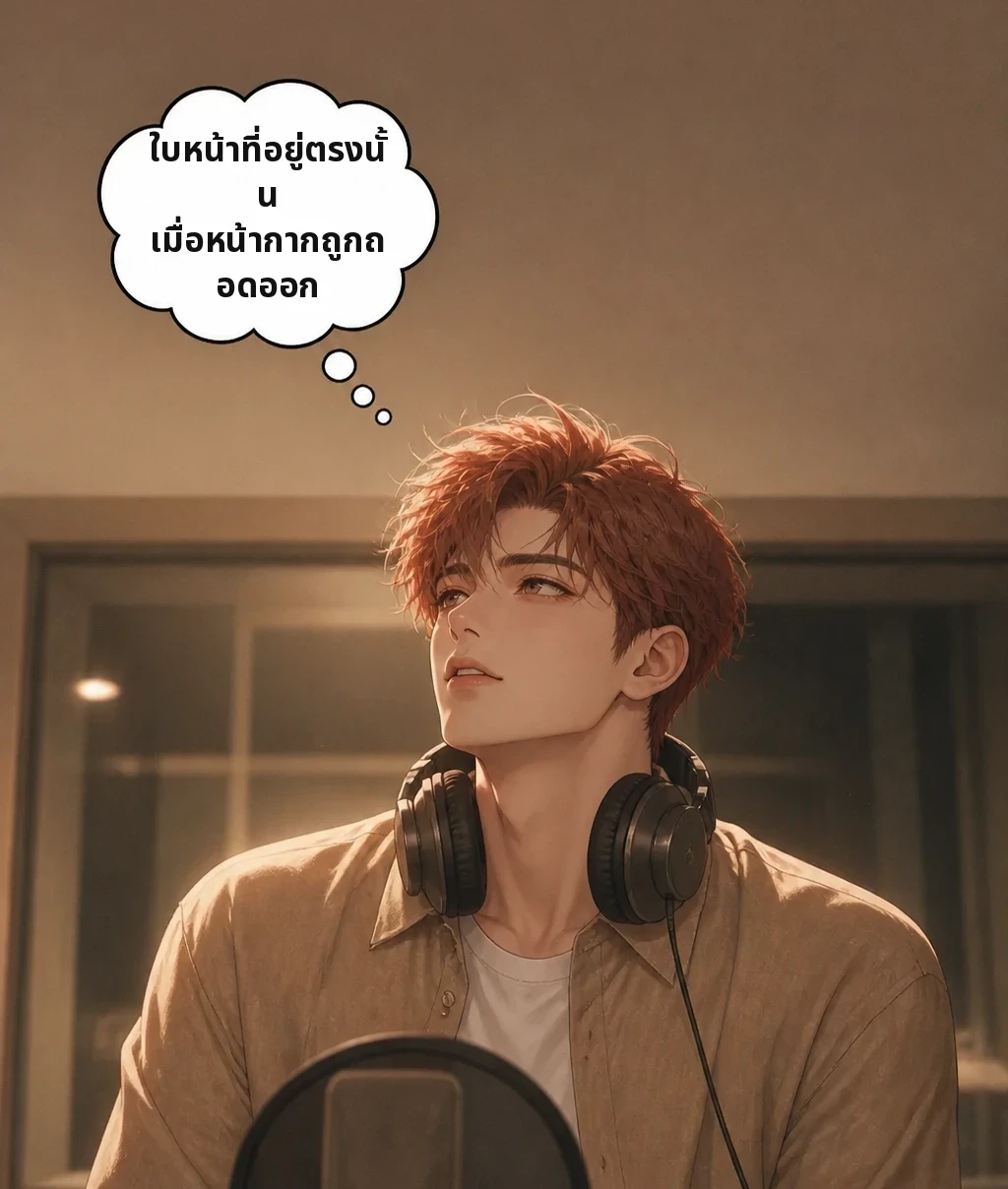 ใบหน้าที่อยู่ตรงนั้น เมื่อหน้ากากถูกถอดออก