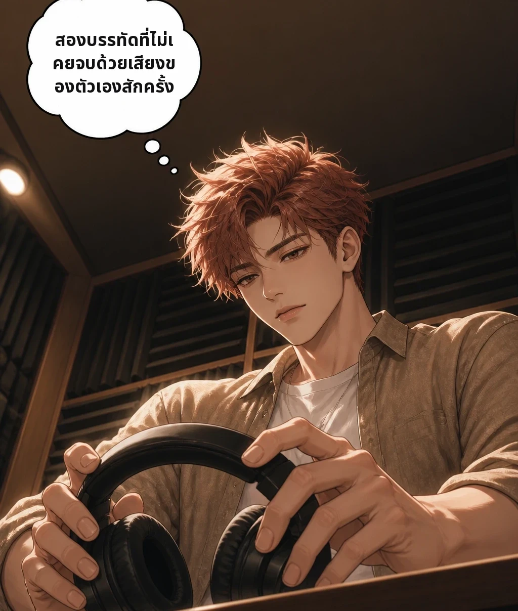สองบรรทัดที่ไม่เคยจบด้วยเสียงของตัวเองสักครั้ง