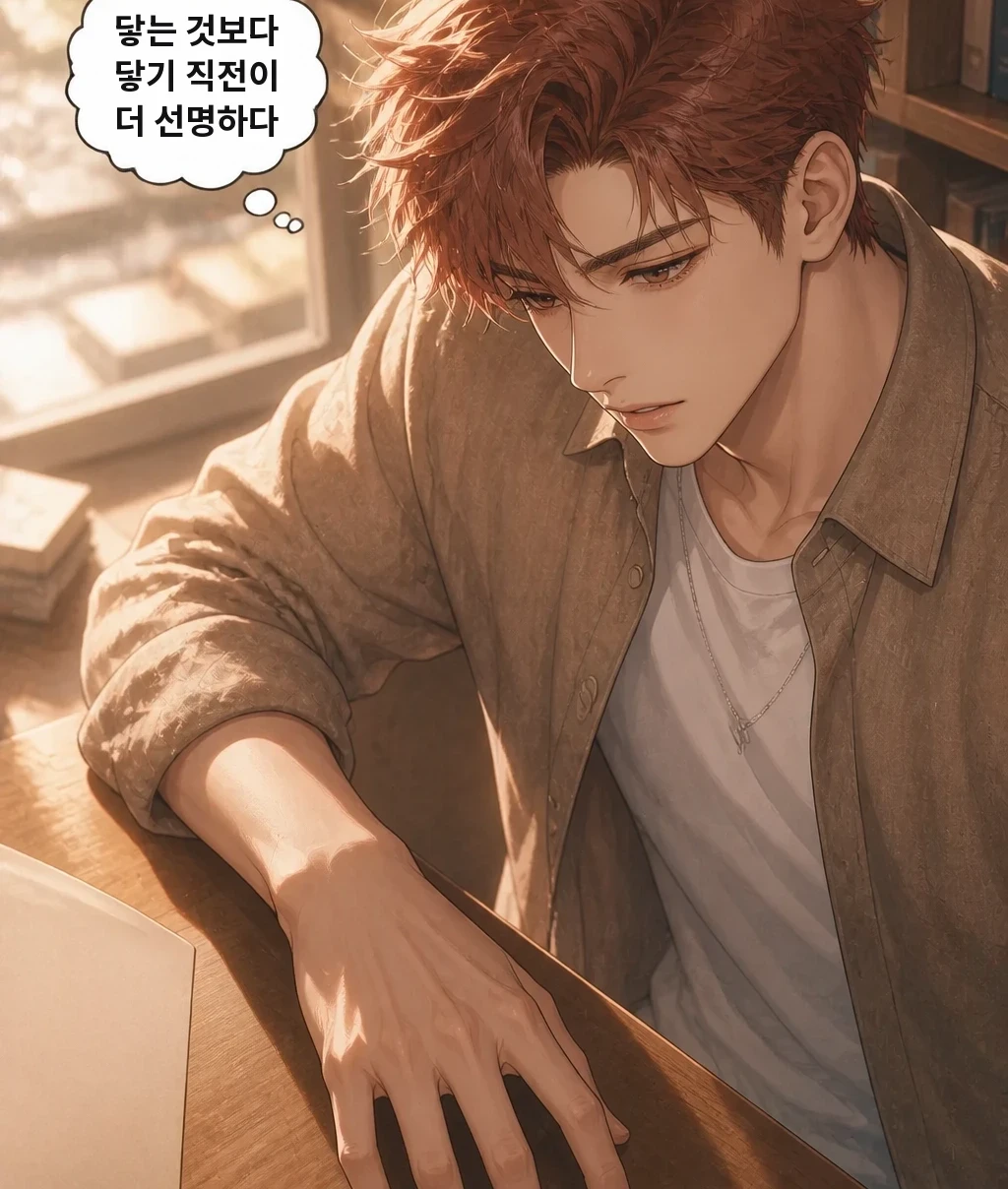 닿는 것보다 닿기 직전이 더 선명하다